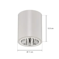 Loftlamper ^ Luminex Loftspot Downlight round i hvid, Ø 11 cm