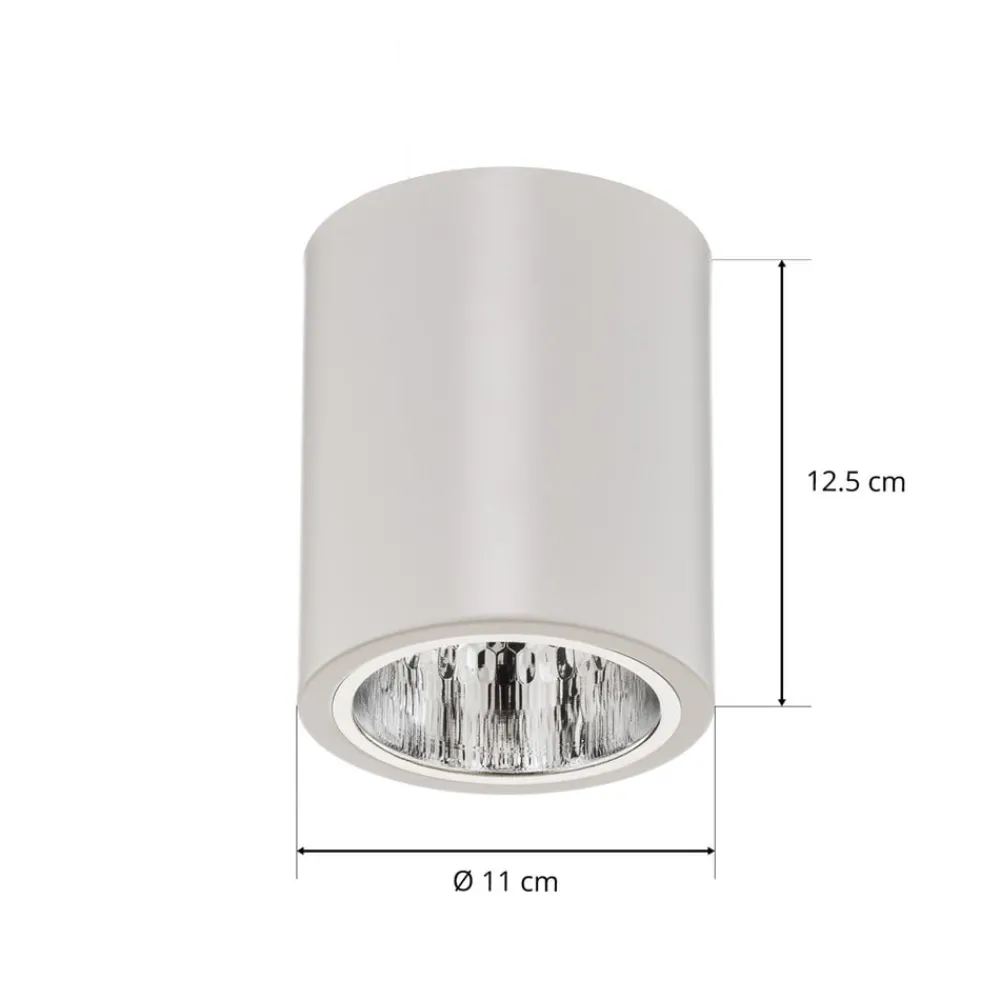 Loftlamper ^ Luminex Loftspot Downlight round i hvid, Ø 11 cm