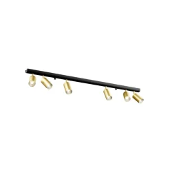 Nowodvorski Lighting Gang|Loftlamper > Loftspot Eye Spot 6 lyskilder, sort/messing