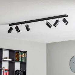 Gang|Loftlamper ^ Nowodvorski Lighting Loftspot Eye Spot med 6 lyskilder, sort