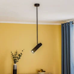 Spotlights ^ Nowodvorski Lighting Loftspot Eye Super, højde 76 cm, sort