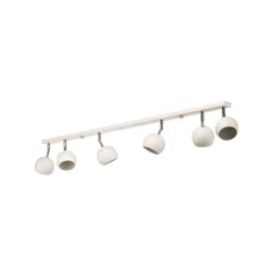 Loftlamper|Spotlights ^ SOLLUX LIGHTING Loftspot Flame, hvid, 6 lyskilder