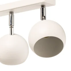 Loftlamper|Spotlights ^ SOLLUX LIGHTING Loftspot Flame, hvid, 6 lyskilder