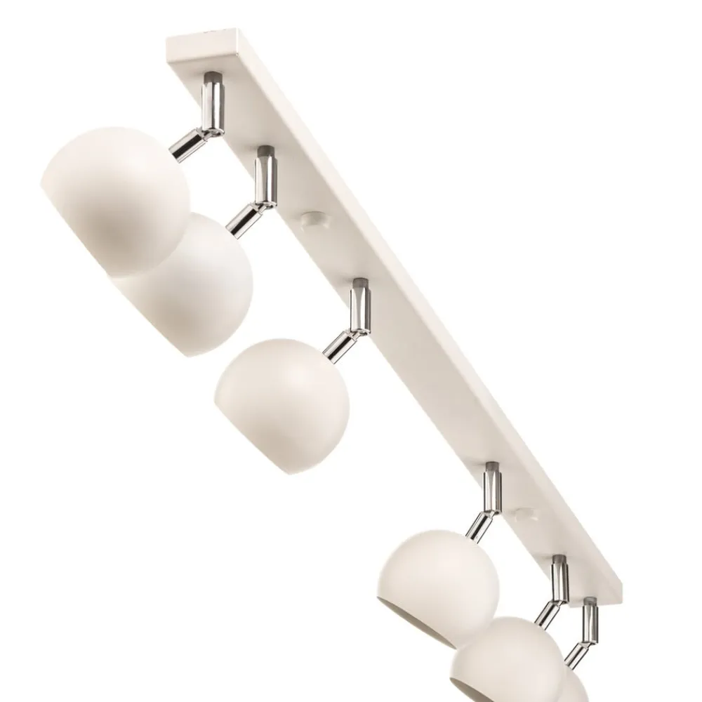 Loftlamper|Spotlights ^ SOLLUX LIGHTING Loftspot Flame, hvid, 6 lyskilder