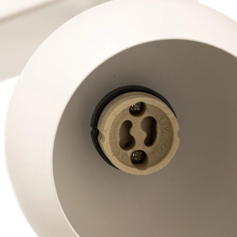 Loftlamper|Spotlights ^ SOLLUX LIGHTING Loftspot Flame, hvid, 6 lyskilder