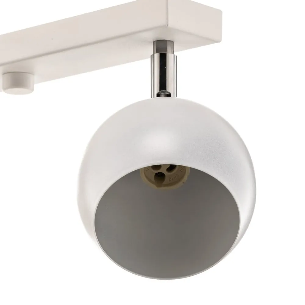 Loftlamper|Loftlamper ^ SOLLUX LIGHTING Loftspot Flame, hvid, 4 lyskilder, lang
