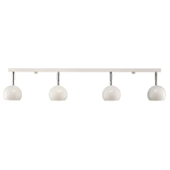 Loftlamper|Loftlamper ^ SOLLUX LIGHTING Loftspot Flame, hvid, 4 lyskilder, lang