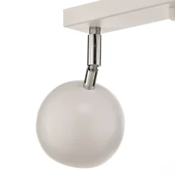 Loftlamper|Loftlamper ^ SOLLUX LIGHTING Loftspot Flame, hvid, 4 lyskilder, lang