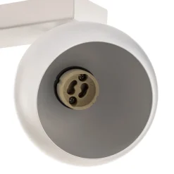Loftlamper|Loftlamper ^ SOLLUX LIGHTING Loftspot Flame, hvid, 4 lyskilder, lang