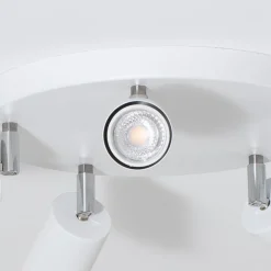 Luminex Loftlamper|Pendellamper > Loftspot Fun, hvid, Ø 30 cm, justerbar, GU10