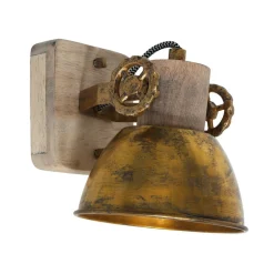 Steinhauer Gang|Loftlamper > Loftspot Gearwood, 1 lyskilde bronze