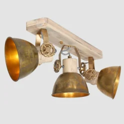 Steinhauer Loftlamper|Spotlights > Loftspot Gearwood, 3 lyskilder bronze