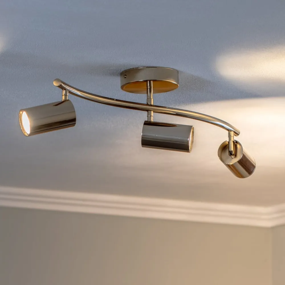 Lucea Loftlamper|Spotlights > Loftspot, guld, 3 lyskilder