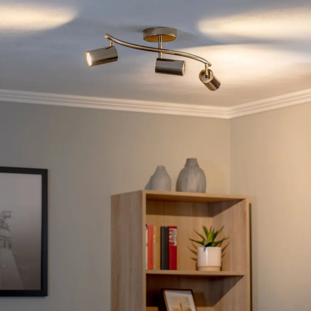 Lucea Loftlamper|Spotlights > Loftspot, guld, 3 lyskilder