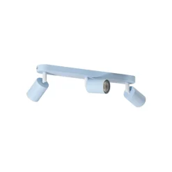 TK Lighting Loftlamper|Spotlights > Loftspot Livia, lyseblå, 52 cm, 3 lyskilder, metal, GU10