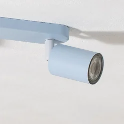 TK Lighting Loftlamper|Spotlights > Loftspot Livia, lyseblå, 52 cm, 3 lyskilder, metal, GU10