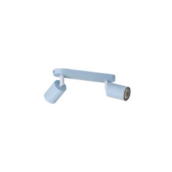 TK Lighting Loftlamper|Spotlights > Loftspot Livia, lyseblå, 35 cm, 2 lyskilder, metal, GU10