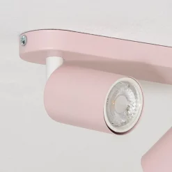 TK Lighting Loftlamper|Spotlights > Loftspot Livia, lyserød, 35 cm, 2 lyskilder, metal, GU10