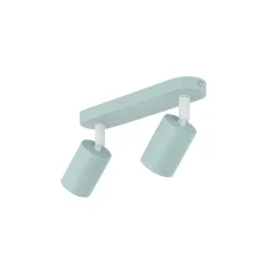 TK Lighting Loftlamper > Loftspot Livia, mintgrøn, 35 cm, 2 lyskilder, metal, GU10