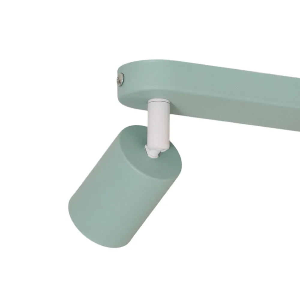 Loftlamper|Spotlights ^ TK Lighting Loftspot Livia, mintgrøn, 52 cm, 3 lyskilder, metal, GU10