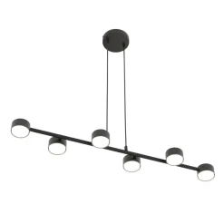 EMIBIG LIGHTING Loftlamper|Loftlamper > Loftspot, Megara, længde 80 cm, metal, 6 lyskilder.