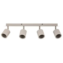 Loftlamper|Spotlights ^ Luminex Loftspot Modo i stål, hvid, 4 lyskilder