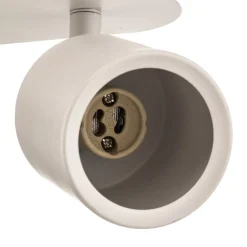 Loftlamper|Spotlights ^ Luminex Loftspot Modo i stål, hvid, 4 lyskilder