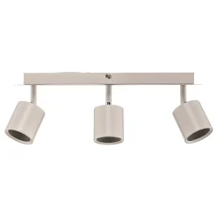Luminex Loftlamper|Spotlights > Loftspot Modo i stål, hvid, 3 lyskilder