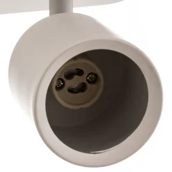 Luminex Loftlamper|Spotlights > Loftspot Modo i stål, hvid, 3 lyskilder