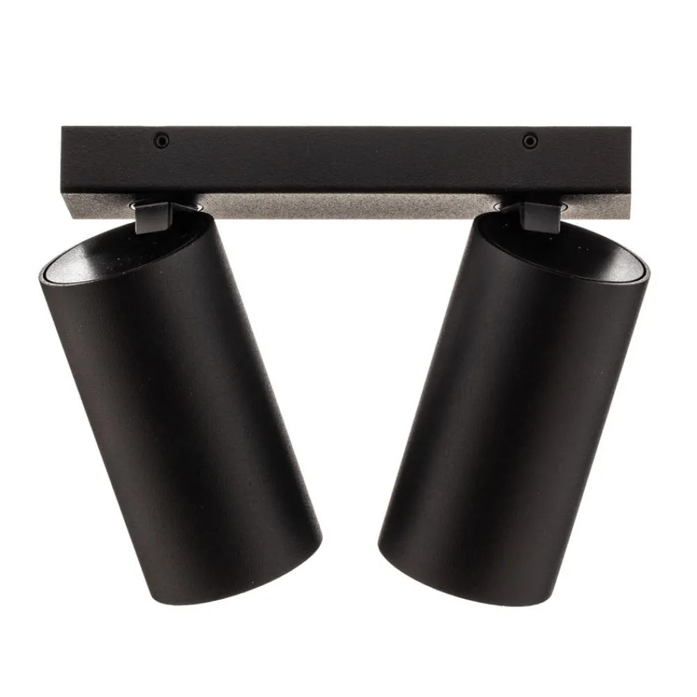 Spotlights ^ Nowodvorski Lighting Loftspot Mono II sort/indvendig guld 2 lyskilder