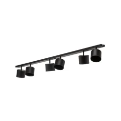 Loftlamper ^ ALDEX Loftspot 1047PL_K, 6 lyskilder, sort