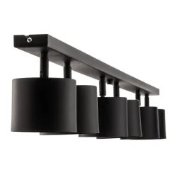 Loftlamper ^ ALDEX Loftspot 1047PL_K, 6 lyskilder, sort