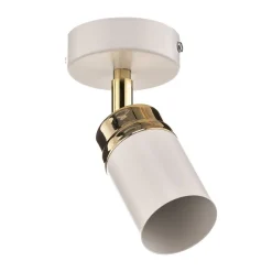 Luminex Loftlamper|Spotlights > Loftspot Rondo hvid/guld, 1 lyskilde