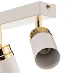Luminex Loftlamper|Spotlights > Loftspot Rondo hvid/guld 6 lyskilder