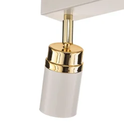 Luminex Loftlamper|Spotlights > Loftspot Rondo hvid/guld 6 lyskilder