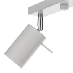 SOLLUX LIGHTING Loftlamper > Loftspot Round, hvid, 4 lyskilder lineær