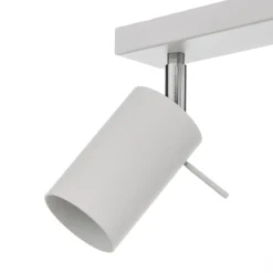 SOLLUX LIGHTING Loftlamper > Loftspot Round, hvid, 3 lyskilder lineær