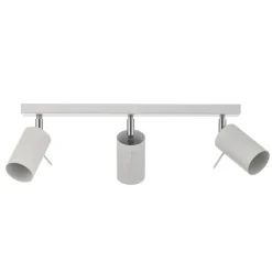 SOLLUX LIGHTING Loftlamper > Loftspot Round, hvid, 3 lyskilder lineær