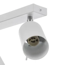 SOLLUX LIGHTING Loftlamper > Loftspot Round, hvid, 3 lyskilder lineær