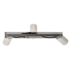 SOLLUX LIGHTING Loftlamper > Loftspot Round, hvid, 3 lyskilder lineær