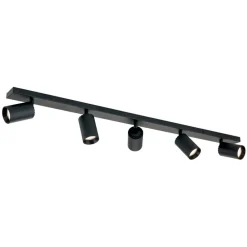 ORION Gang|Loftlamper > Loftspot Sean, sort, aluminium, 100 cm lang, GU10