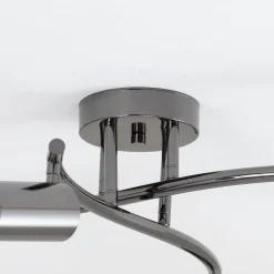 Lucea Loftlamper > Loftspot, sort-krom, 4 lyskilder
