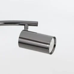 Lucea Loftlamper > Loftspot, sort-krom, 4 lyskilder