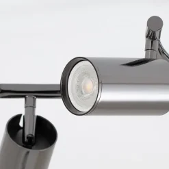 Lucea Loftlamper > Loftspot, sort-krom, 4 lyskilder