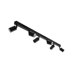 TK Lighting Loftlamper|Loftlamper > Loftspot Top, sort, 127 cm, 6 lyskilder, metal, GU10