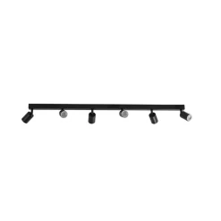 TK Lighting Loftlamper|Loftlamper > Loftspot Top, sort, 127 cm, 6 lyskilder, metal, GU10