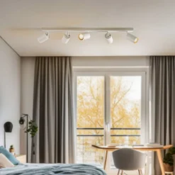 SIGMA Loftlamper|Loftlamper > Loftspot Zoom, 5 lyskilder, hvid