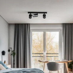 Loftlamper|Loftlamper ^ SIGMA Loftspot Zoom, 3 lyskilder, sort