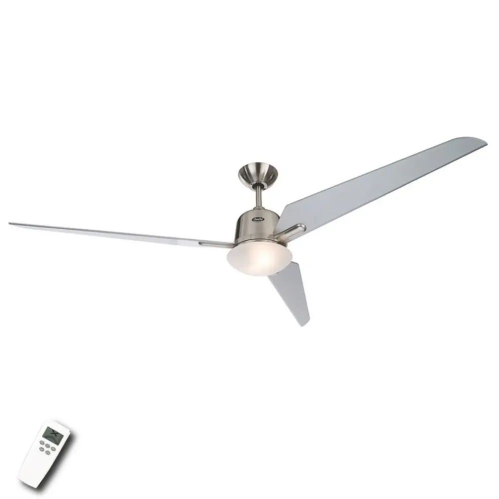 Loftventilatorer ^ CasaFan Loftsventilatoren Eco Aciatos, sølg, 162 cm