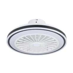 EGLO Loftventilatorer > Loftventilator Almeria LED CCT, hvid/sort
